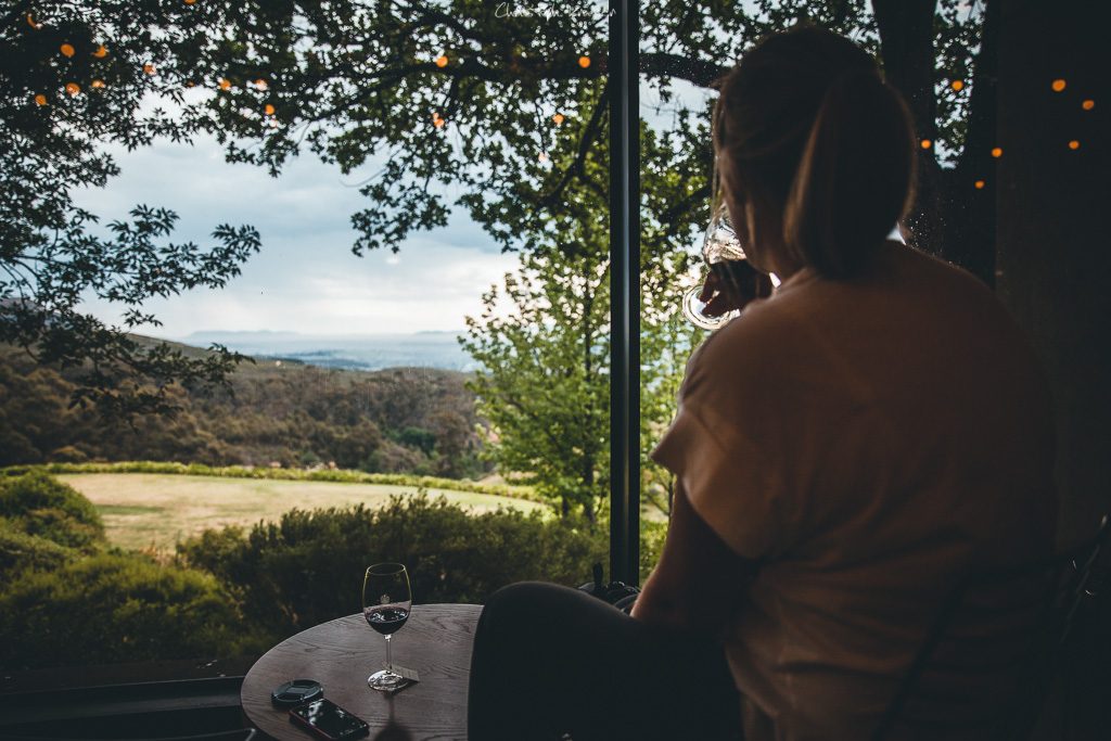 Weinprobe auf dem Tokara Weingut in Stellenbosch