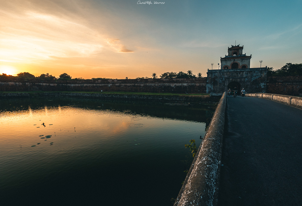 Das Gate bei Sonnenuntergang