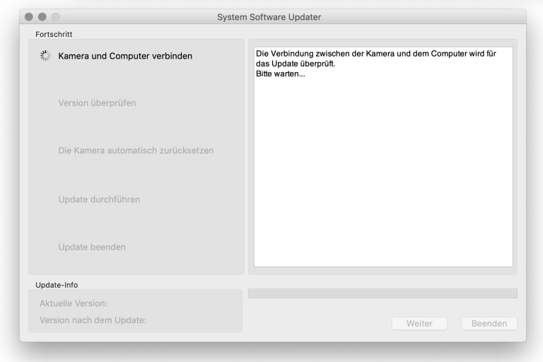 sony firmware update mac